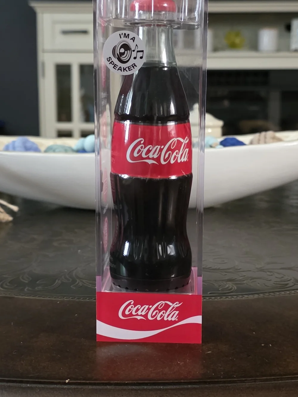 Coca Cola Black and Red Bottle Bluetooth Speaker